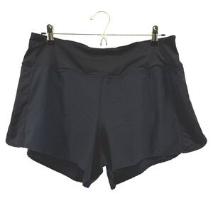 Rabbit Running Shorts Womens XL Black Athletic Gym Workout Performance‎ Liner